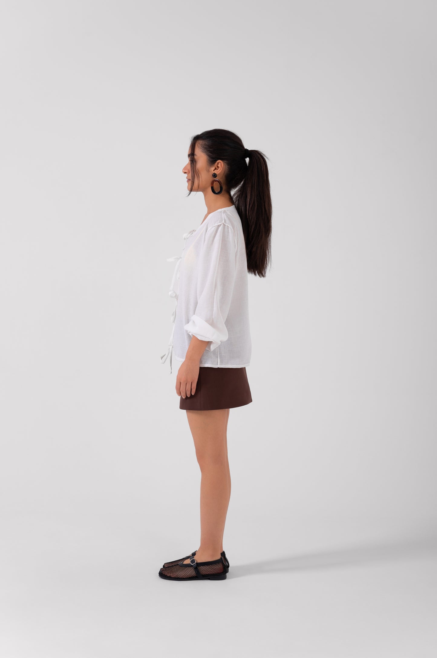 White Blouse Linen